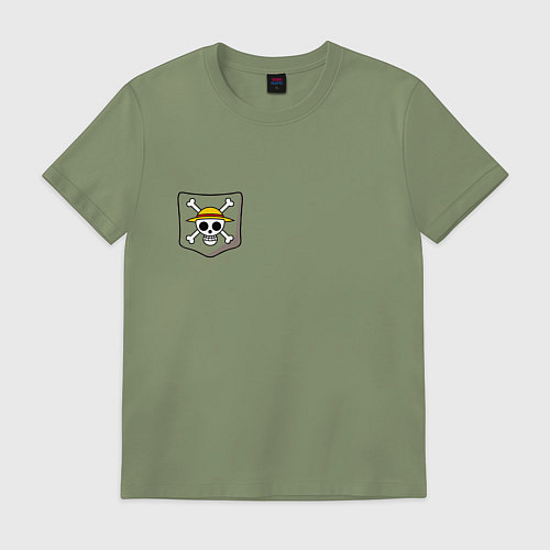 Мужская футболка One piece / Авокадо – фото 1