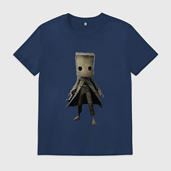 Футболка хлопковая мужская Little Nightmares, цвет: тёмно-синий