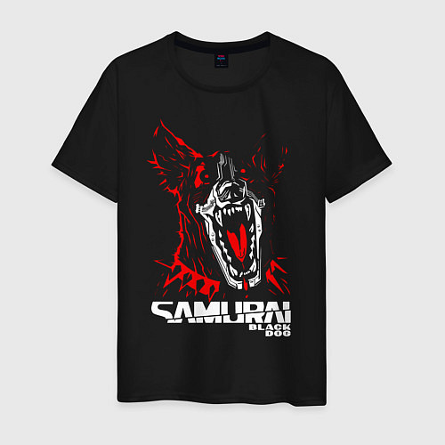 Мужская футболка SAMURAI Cyberpunk 2077 / Черный – фото 1