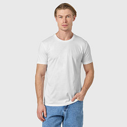 Футболка хлопковая мужская Death Shirt, цвет: белый — фото 2