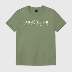 Футболка хлопковая мужская KIROSHI OPTICALS, цвет: авокадо