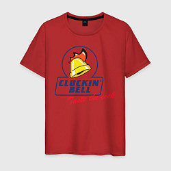 Футболка хлопковая мужская CLUCKIN BELL GTA, цвет: красный