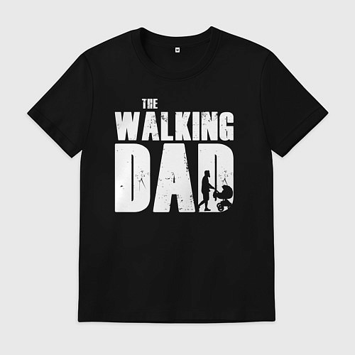 Мужская футболка Лучший папа / Черный – фото 1