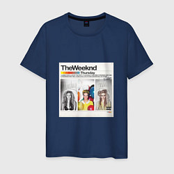Футболка хлопковая мужская Thursday The Weeknd, цвет: тёмно-синий