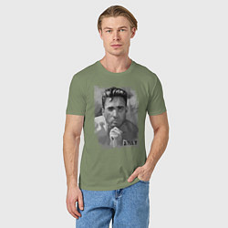 Футболка хлопковая мужская Гачи Билли Херрингтон арт, цвет: авокадо — фото 2
