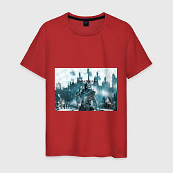 Футболка хлопковая мужская Dark Souls, цвет: красный