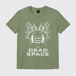 Футболка хлопковая мужская DEAD SPACE МЁРТВЫЙ КОСМОС, цвет: авокадо