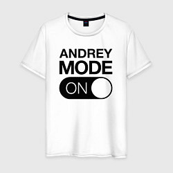 Футболка хлопковая мужская Andrey Mode On, цвет: белый