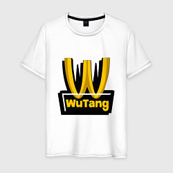 Футболка хлопковая мужская W - Wu-Tang, цвет: белый
