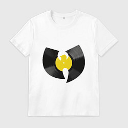 Футболка хлопковая мужская Wu-Tang Vinyl, цвет: белый