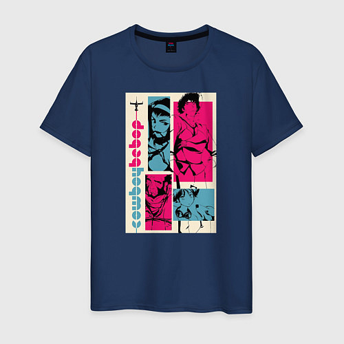 Мужская футболка Cowboy Bebop / Тёмно-синий – фото 1