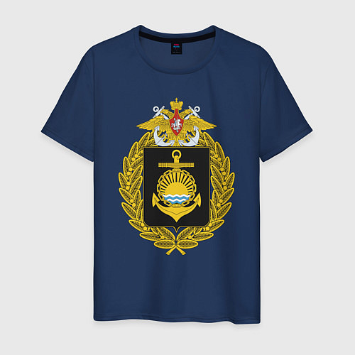Мужская футболка ТИХООКЕАНСКИЙ ФЛОТ ВМФ / Тёмно-синий – фото 1