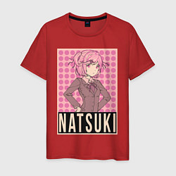 Футболка хлопковая мужская Natsuki, цвет: красный