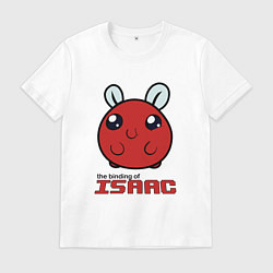 Футболка хлопковая мужская The binding of isaac Monsters, цвет: белый