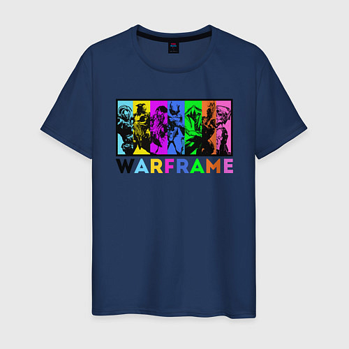 Мужская футболка WARFRAME / Тёмно-синий – фото 1