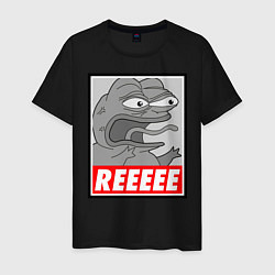 Футболка хлопковая мужская Pepe trigger, цвет: черный