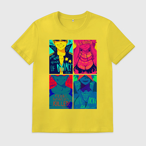 Мужская футболка Gurren Lagann posters / Желтый – фото 1