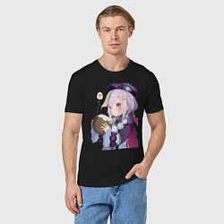 Футболка хлопковая мужская Ци Ци Кокосовое молоко, цвет: черный — фото 2