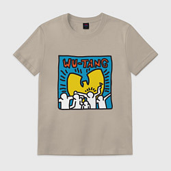 Футболка хлопковая мужская Wu-Tang People, цвет: миндальный
