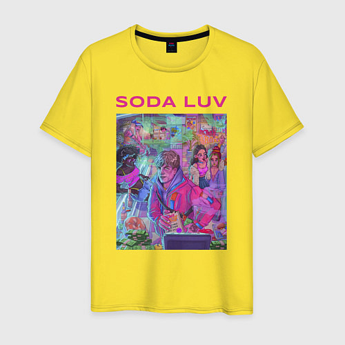 Мужская футболка SODA LUV / Желтый – фото 1