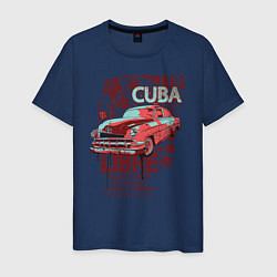 Футболка хлопковая мужская Cuba Libre, цвет: тёмно-синий