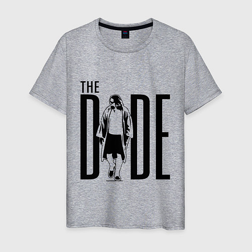 Мужская футболка The Dude / Меланж – фото 1