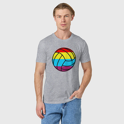 Мужская футболка Color Ball / Меланж – фото 3
