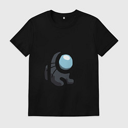 Футболка хлопковая мужская Among Us, цвет: черный