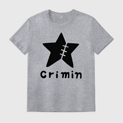 Футболка хлопковая мужская Crimin бренд One Piece, цвет: меланж