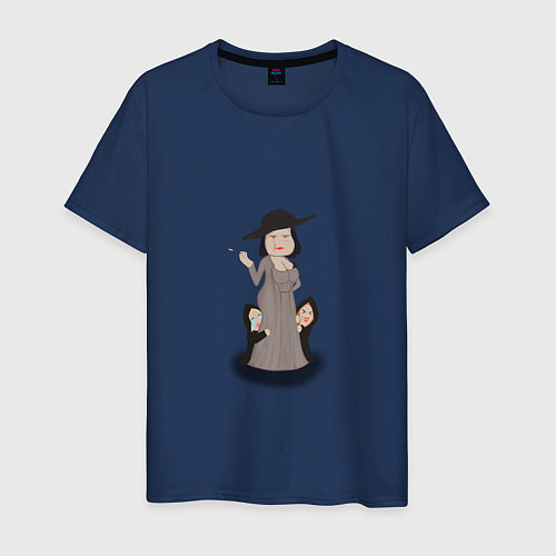 Мужская футболка Альсиной Димитреску / Тёмно-синий – фото 1