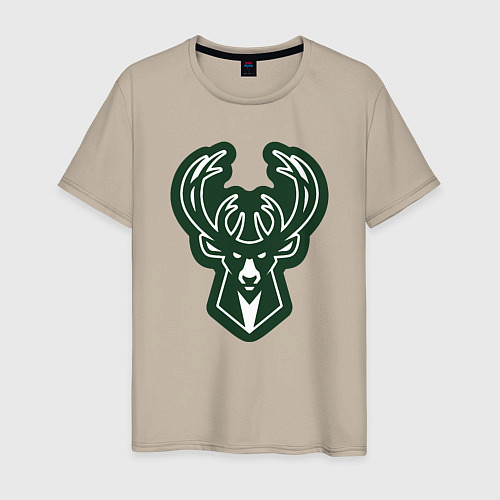Мужская футболка Bucks / Миндальный – фото 1
