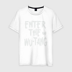 Футболка хлопковая мужская Enter The Wu-Tang, цвет: белый