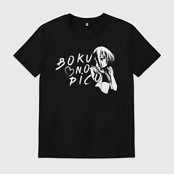 Футболка хлопковая мужская Boku no Pico SF, цвет: черный