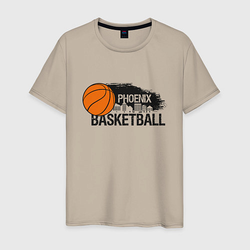 Мужская футболка Basketball Phoenix / Миндальный – фото 1