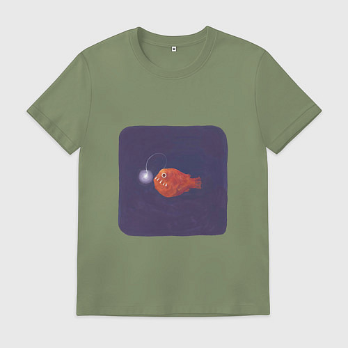 Мужская футболка Удильщик / Авокадо – фото 1