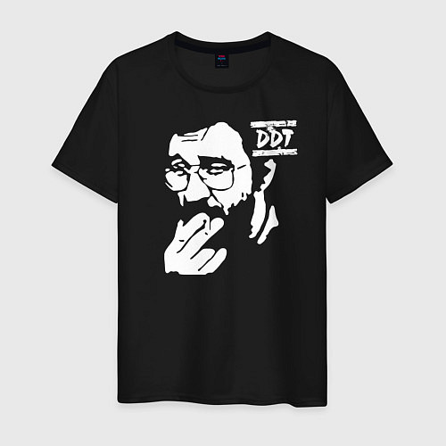 Мужская футболка DDT Юрий Шевчук / Черный – фото 1