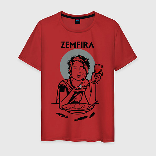 Мужская футболка ZEMFIRA Земфира / Красный – фото 1