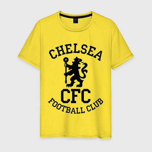 Мужская футболка Chelsea CFC / Желтый – фото 1