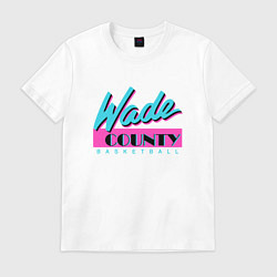 Футболка хлопковая мужская Wade County, цвет: белый