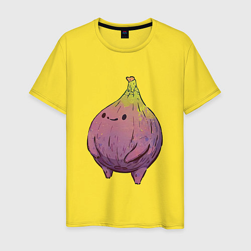 Мужская футболка Инжир / Желтый – фото 1