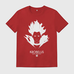 Футболка хлопковая мужская Death Prophet из Доты 2, цвет: красный