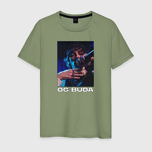Мужская футболка OG BUDA С МИКРОФОНОМ / Авокадо – фото 1