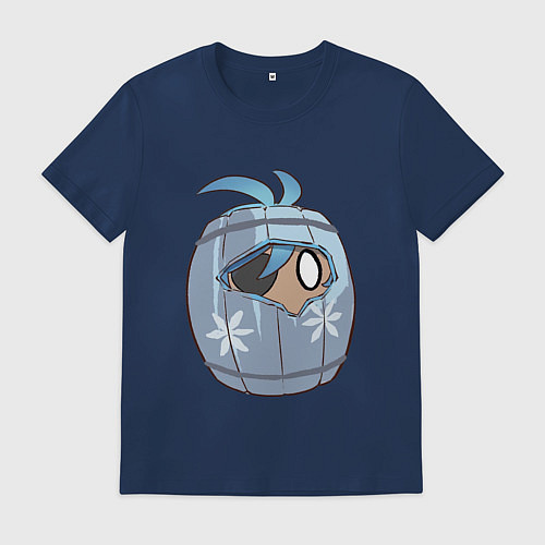 Мужская футболка Бомбочка Кэйа / Тёмно-синий – фото 1