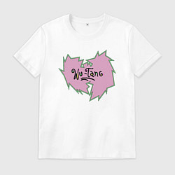 Футболка хлопковая мужская Wu-Tang Boom, цвет: белый