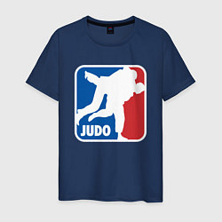 Футболка хлопковая мужская Judo - Sport, цвет: тёмно-синий