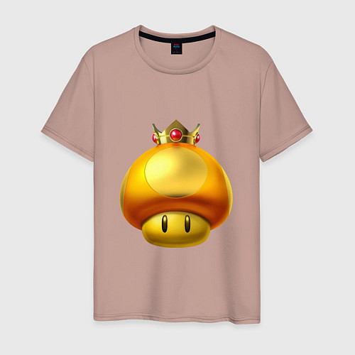 Мужская футболка GoldToad / Пыльно-розовый – фото 1