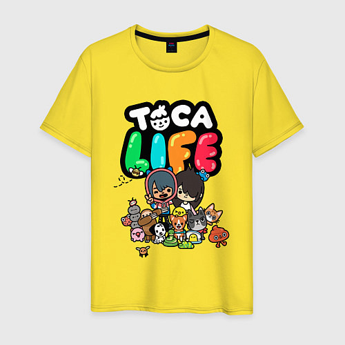Мужская футболка Toca Life / Желтый – фото 1