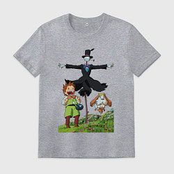 Футболка хлопковая мужская TurnipHead, цвет: меланж