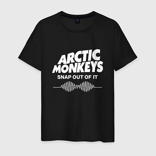 Мужская футболка Arctic Monkeys, группа / Черный – фото 1