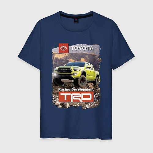 Мужская футболка Toyota Racing Development mountains competition / Тёмно-синий – фото 1